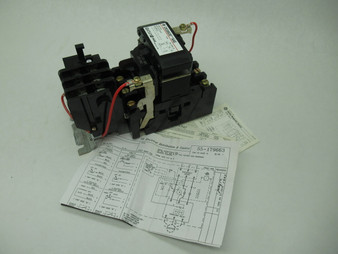 General Electric CR306D002AAE Magnetic Starter 3-Pole 115/120V 60Hz NOP