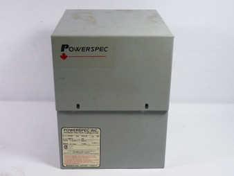 Powerspec Inc. CCN36022-5 Power Factor Capacitor 21.6A 600V 60Hz 3 Phase  USED