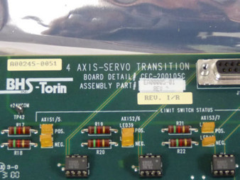 BHS-Torin 4 Axis Servo Transition Board CEC-200105C  NEW