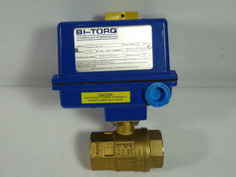 Bi-Torq BI-100-B4X Electric Actuator 24VDC 100 Torque w/ 1-1/4" Valve USED