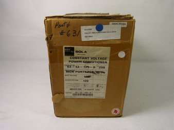 Sola 63131256/PWS104 Constant Voltage Conditioner 250Va 60Hz  NEW