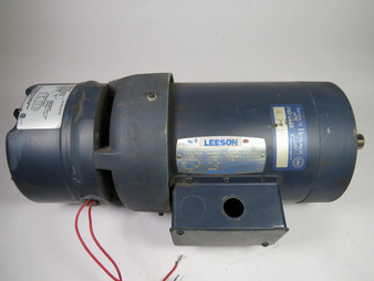 Leeson 1.5HP 1740/1440RPM 575V F145TC TEFC 3Ph C/W Brake 6lb-ft  USED