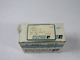 Reliance Electric K-263 Contactor Kit Size 5 360A 1P  NEW
