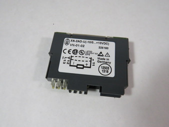 Moeller XN-2AO-U-10-0-10VDC Analog Output Module XI/ON 24 VDC 2AO  USED
