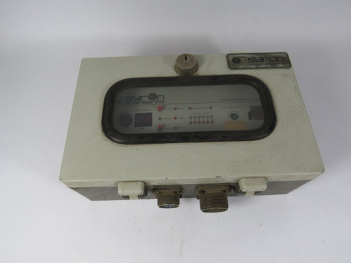 Syron Engineering SNR20.05-51 Double Blank Analyzer MISSING KEY  USED