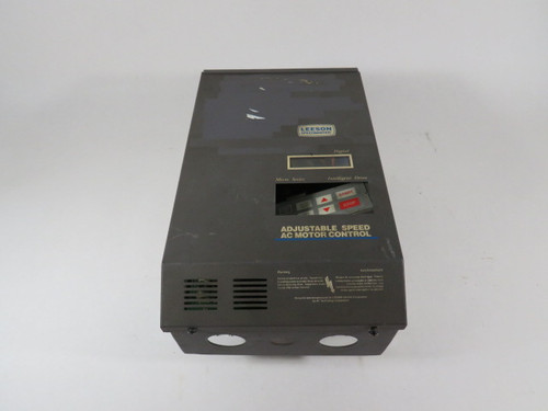 Leeson 174559 Inverter AC Drive *Missing Display* 15HP 0-460/575V 17A  AS IS