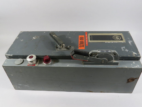 Allen-Bradley 512-AJB-1-4R-6-24 Combination Starter & Disconnect Switch  USED