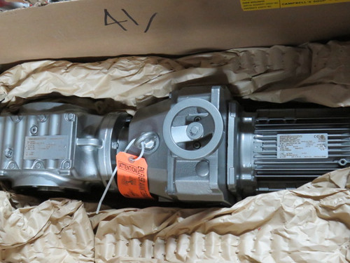 Sew-Eurodrive 2HP 1767/53-264rpm 330/575V TEFC c/w Gear Reducer 8.69:1 NOP