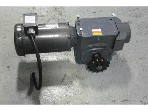 Baldor 2HP 575V 145TC TEFC 3Ph 2.5A 60Hz C/W Gear Reducer 30:1 Ratio  USED
