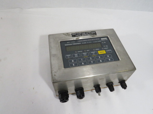 Weigh-Tronix WI-125-SST LED Display for Scale 200lb 115VAC 50/60Hz .1A  USED