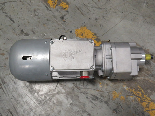 Nord 1.5HP 1740RPM 332/575V 90 TEFC 3Ph C/W Gear Reducer 23.41:1 Ratio  USED