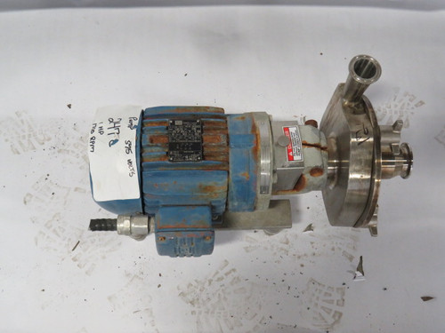 Fristam FPX731-160 Centrifugal Pump C/W Weg Motor 1HP 1765RPM 575V 143TC  USED