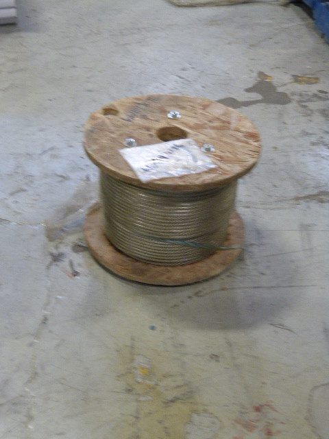 Unirope 08.0-21011-0880 8mm 8X19S Metric Overhead Crane Rope 335' RRL NEW