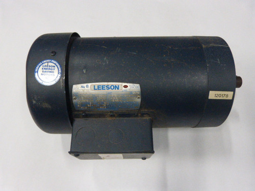 Leeson 2HP 1740RPM 575V J145TC TEFC 3Ph 2.4A 60Hz  USED