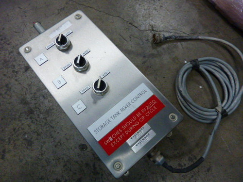 Toledo 094001200A Storage Tank Mixer Control 120V 50/60Hz  USED