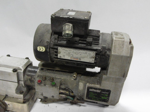 Sugino SN4U Selfeeder Drilling Unit C/W Motor 0.75HP 3420RPM 575V D71GC  USED