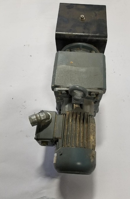 Bauer 0.043-0.25kW 24.5RPM 173-600V 3Ph 0.59A 12-60Hz 67.44:1 Ratio 97Nm  USED