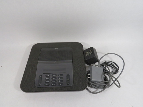 Cisco CP-8832 Business Class Conference Phone w/Power Supply 12VDC 1.5A USED
