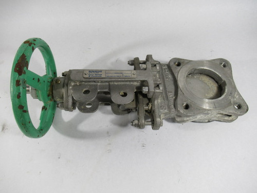 Tyco Valve S17D03-MH-X Knife Gate Valve Size 3" 150PSI Temp AMB USED