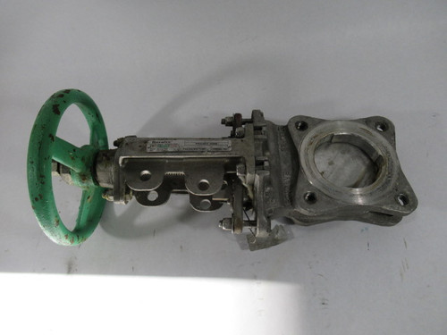 Technaflow S17D03-MH-X Knife Gate Valve Size 3" 150PSI Temp AMB USED