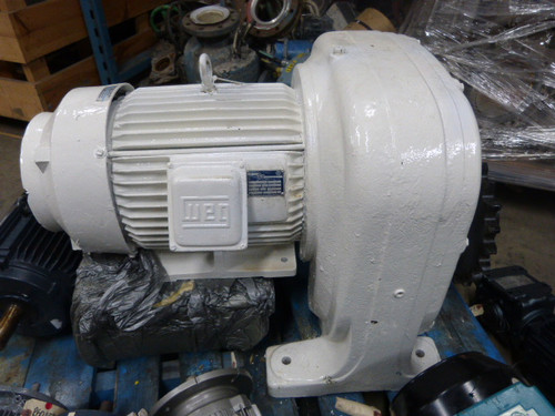 Weg Motor C/W Gear Reducer 575V 900/79RPM 3Ph 60Hz RFB