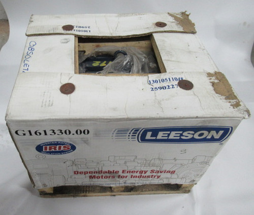 Leeson 5HP 3510rpm 208-230/460V 184T TEFC 3Ph 13-12-6A 60Hz NEW