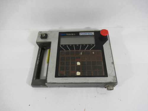 GE Fanuc A05B-2020-C141 Karel GMF Robotic Teach Pendent *Bent Key* AS IS