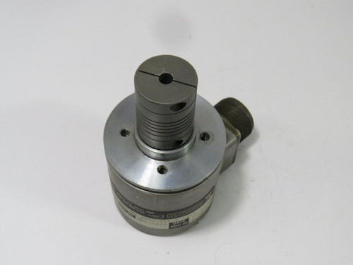 BEI Optical Rotary Encoder 10,000PPR 5-28VDC C/W Coupling  USED