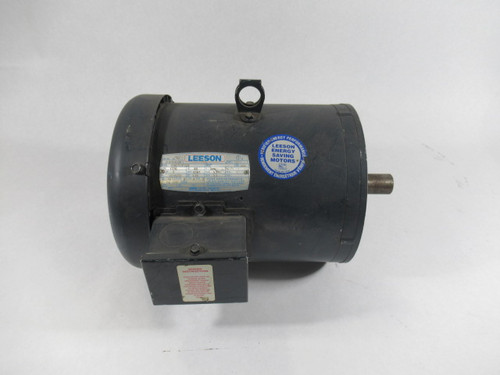 Leeson 3HP 1770RPM 575V HX182TC TEFC 3PH 3.3/3.7A 60Hz USED