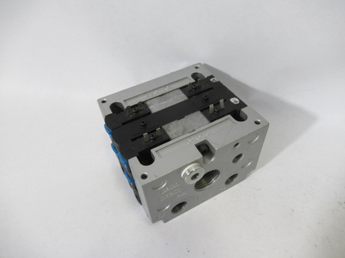 Festo 18210 CPV-14-VI Pneumatic Manifold Assembly 10 bar SMALL CRACK USED