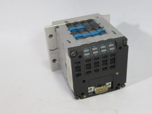 Festo 270024 Solenoid Valve Assembly w/2x 161414 M502 & 2x 185865 M602 USED