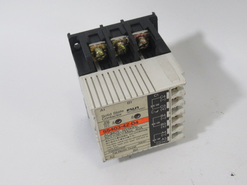 Fuji SS403-4Z-D4 Solid State Contactor 240VAC 50/60Hz 40A USED