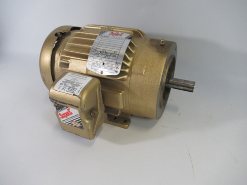 Baldor 1-1/2HP 3450RPM 575V 143TC TEFC 3Ph 1.6A 60Hz USED