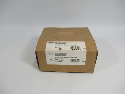 Warner Electric 5370-111-013 Armature Assembly Pack of 7 USED