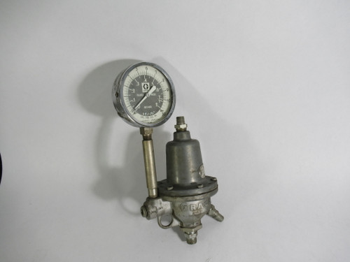 Graco 206200 Fluid Pressure Regulator w/Gauge 250 psi 1.8mPa 18 bar USED