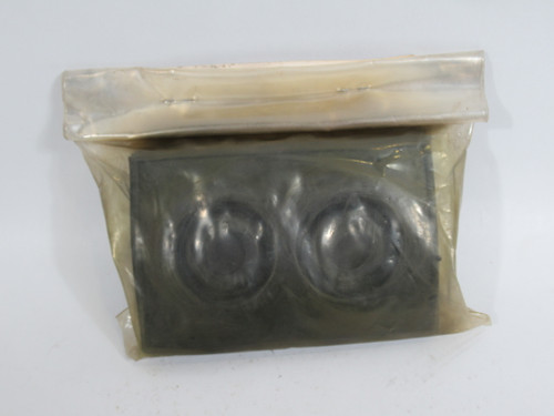 Hubbell 28280-002 Black 2 Button Red/Black Button Cover Lot of 4 NOP