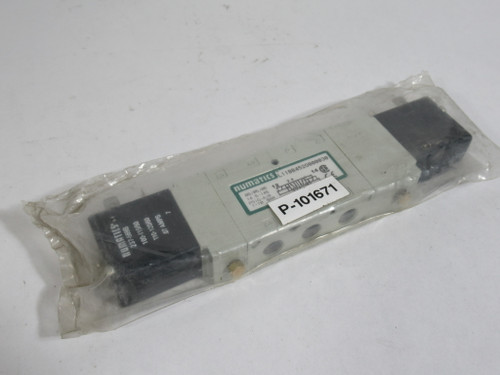 Numatics L11BB452O000030 Double Solenoid Air Pilot 1/8" NPT 4 Way ! NWB !