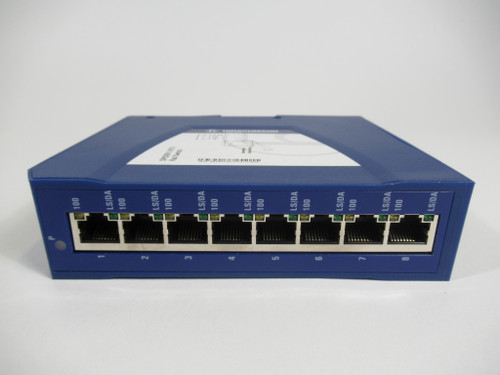 Hirschmann 8TX Spider II Ethernet Rail Switch 9.6-32.0V 8-Port USED