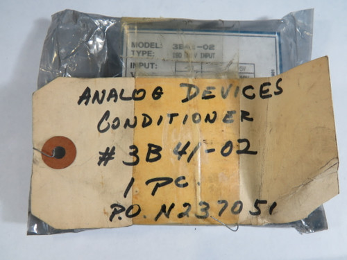 Analog Devices 3B41-02 Single Channel Conditioning Module NEW