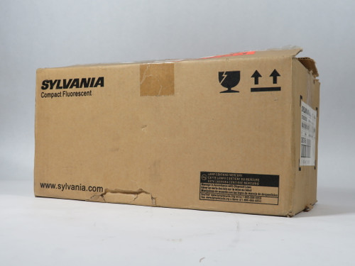 Sylvania CF26DD/E/835 Dulux Compact Fluorescent Bulb 26W Lot of 46 BOX DMG NEW
