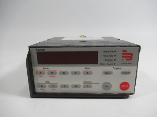 Badger Meter 59020-014 PC100 Process Controller SHELF WEAR USED