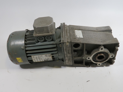 Lenze 0.45kW 1710RPM 277/480V 3Ph 1.60/0.95A C/W Reducer 22.489:1 Ratio USED