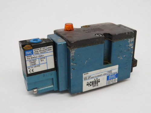 MAC 82A-AF-000-TU-DAAP-1DA Valve C/W TU-DAAJ-1DA 120/110V Coil *Rust* USED