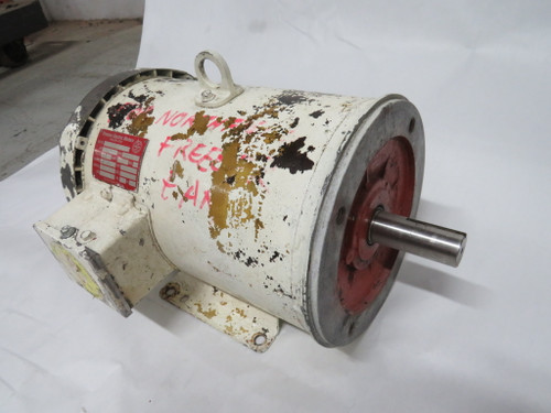 Leeson Induction Motor 5HP 1760RPM 184T 6.1A USED