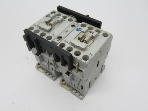 Allen-Bradley 104-C09D22 Reversing AC Contactor 110/120V 50/60Hz USED