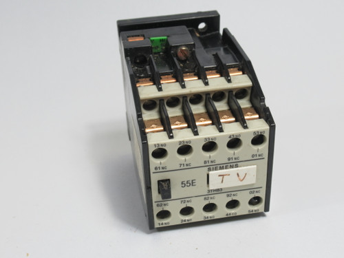 Siemens 3TH8355-0AK6 Contactor 110V@50/60Hz 5NO 5NC USED