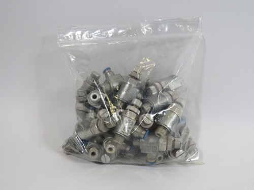 Festo 162964 GRLA-1/8-QS-4-RS-B Flow Control Valve No O-Rings Lot of 32 USED