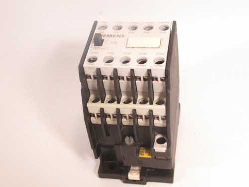 Siemens 3TH4355-0AK6 Contactor 120V@60Hz 110V@50Hz 5NO 5NC USED
