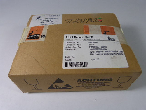KUKA RDW2 Resolver Digital Converter   NEW
