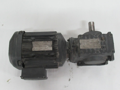 Sew-Eurodrive Motor w/Gear Reducer 1.5kW 1740/122rpm 230/460YY/Y 14.24:1 USED